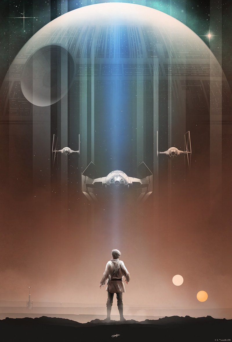 Illustration for article titled Tu pared merece estos carteles de la trilogía original de Star Wars